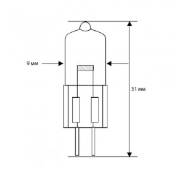 Лампа галогенная JC 20Вт 12В g4 COOL Camelion 11465